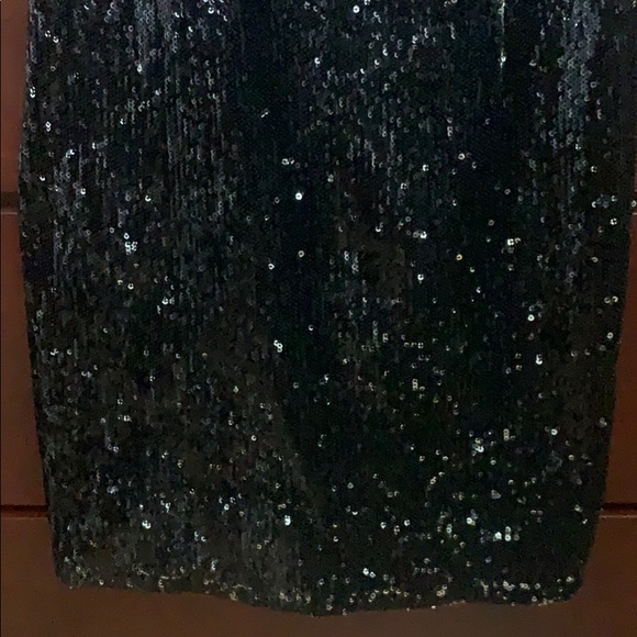 Silence & noise black sequence dress size 0 - Picture 3 of 6